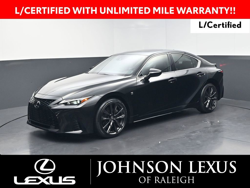 Certified 2025 Lexus IS 350 F Sport w/ Accessory Package RWD image 1