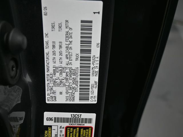 New 2026 Toyota Tundra SR5 image 20