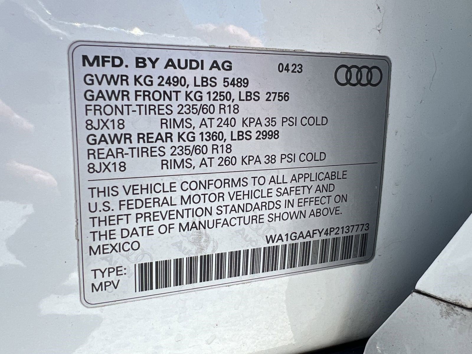 Certified 2023 Audi Q5 2.0T Premium w/ Convenience Package image 20