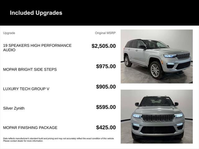 Certified 2024 Jeep Grand Cherokee Summit w/ Luxury Tech Group V image 11