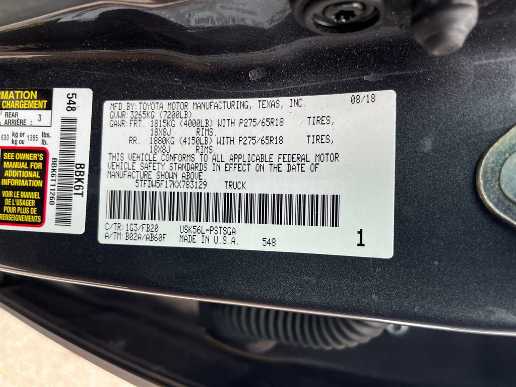 Certified 2019 Toyota Tundra SR5 image 32