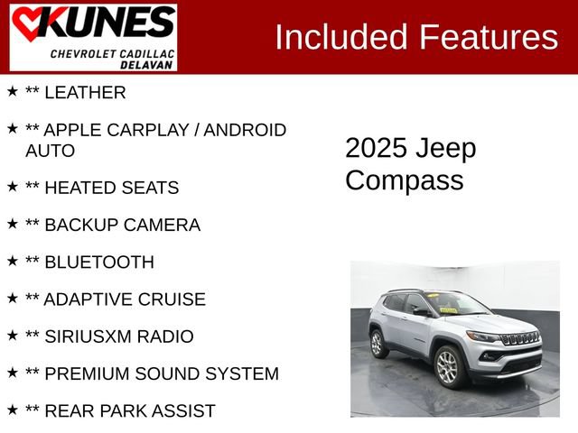 Used 2025 Jeep Compass Limited AWD/4WD image 3