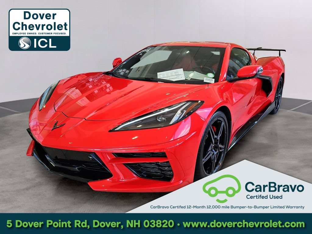 Certified 2023 Chevrolet Corvette Stingray Preferred Cpe w/ 2LT RWD image 1