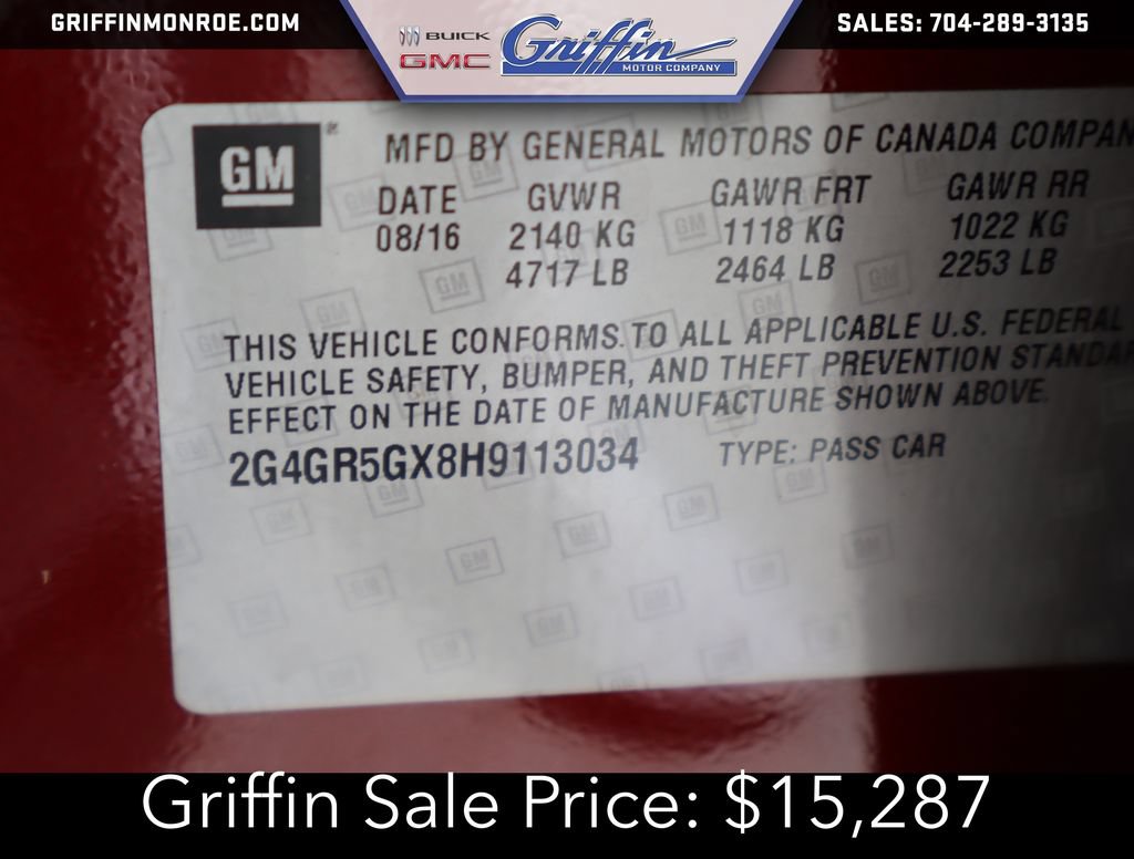 Certified 2017 Buick Regal Premium w/ Driver Confidence Package #1 FWD image 52
