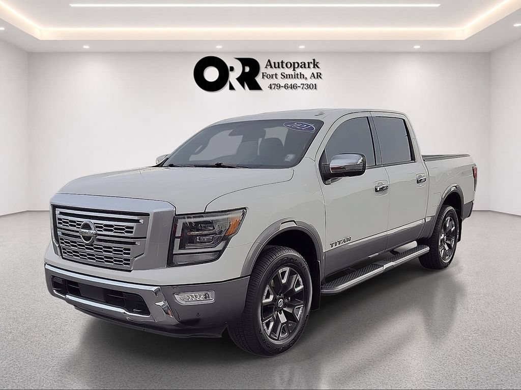Used 2021 Nissan Titan Platinum Reserve w/ Off Road Protection Package AWD/4WD image 2