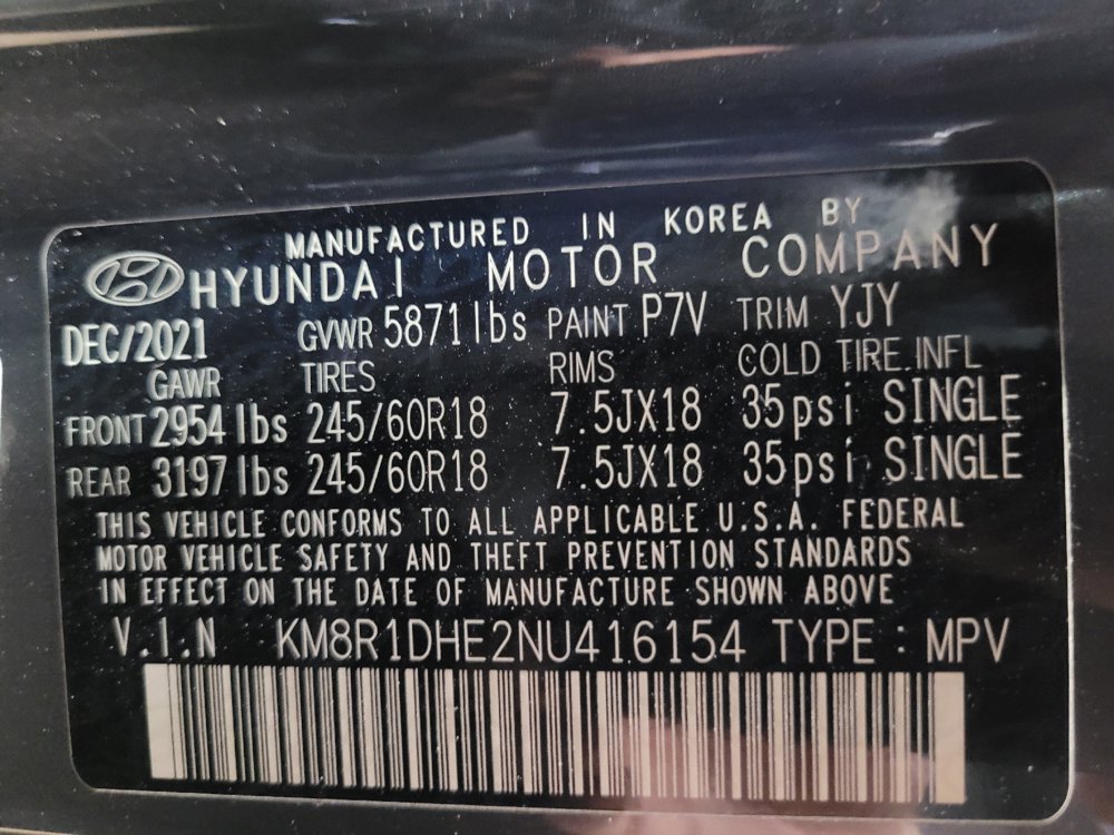 Used 2022 Hyundai Palisade SE AWD/4WD image 33