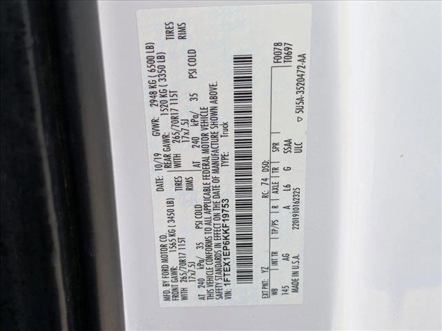 Used 2019 Ford F150 XL w/ Equipment Group 101A Mid image 23