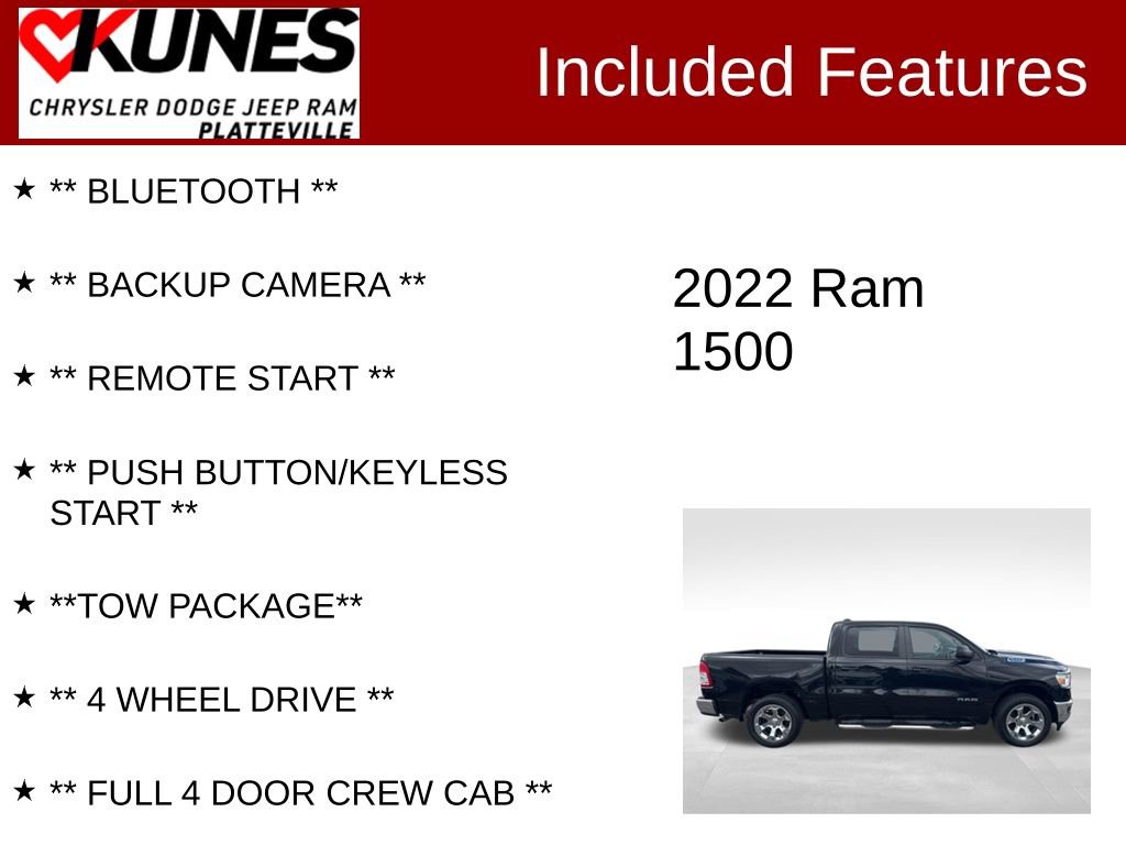 Used 2022 RAM 1500 Big Horn video 2