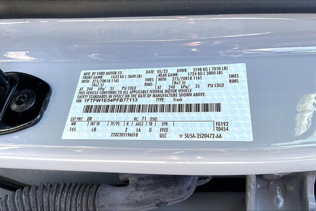 Used 2023 Ford F150 Tremor w/ Trailer Tow Package AWD/4WD image 32