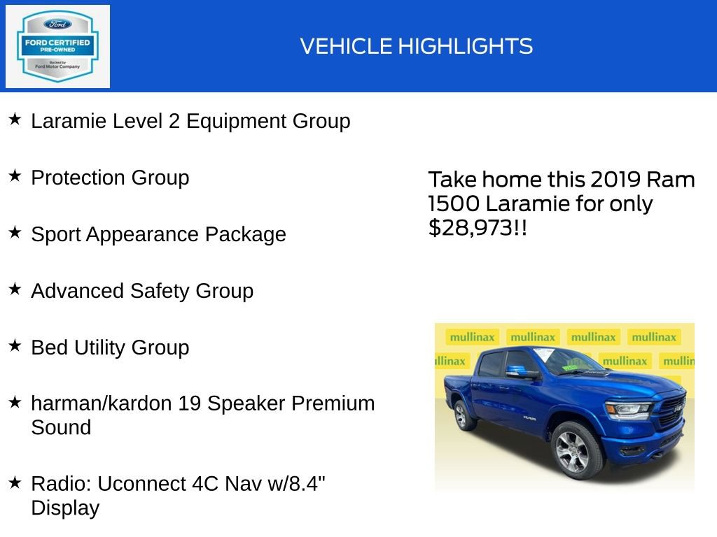 Used 2019 RAM 1500 Laramie image 18