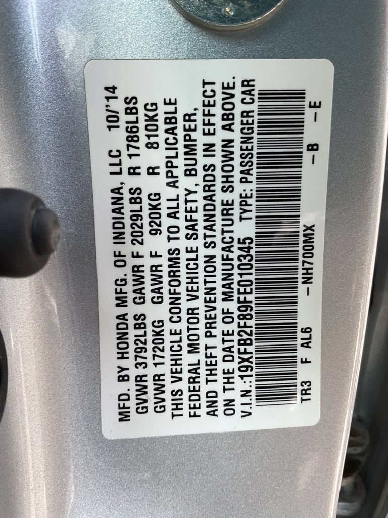 Used 2015 Honda Civic EX image 42