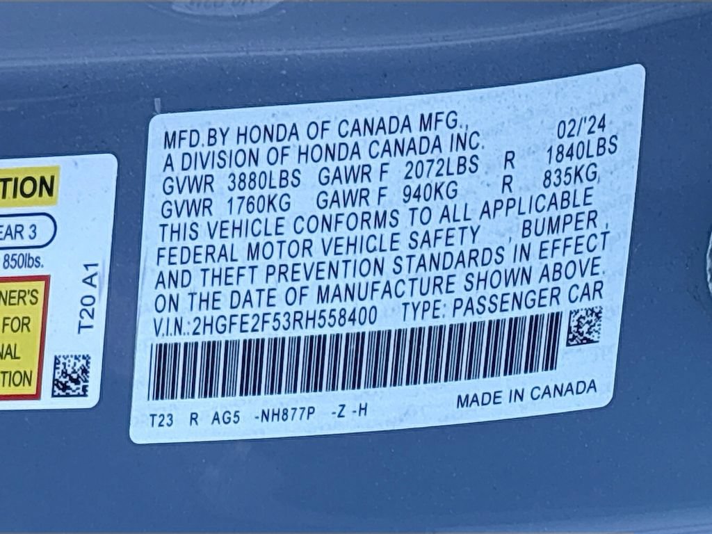 Used 2024 Honda Civic Sport image 29