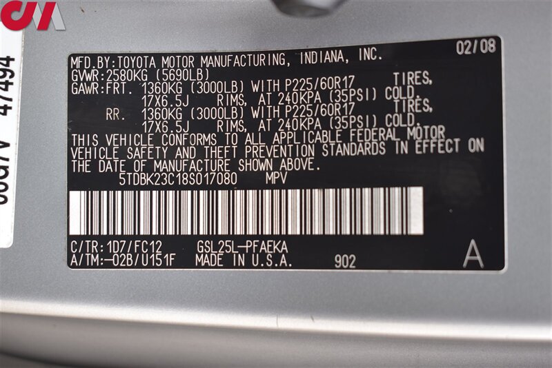 Used 2008 Toyota Sienna LE AWD/4WD image 30