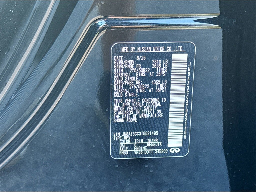 New 2026 INFINITI QX80 Autograph w/ Premium Cargo Package image 36