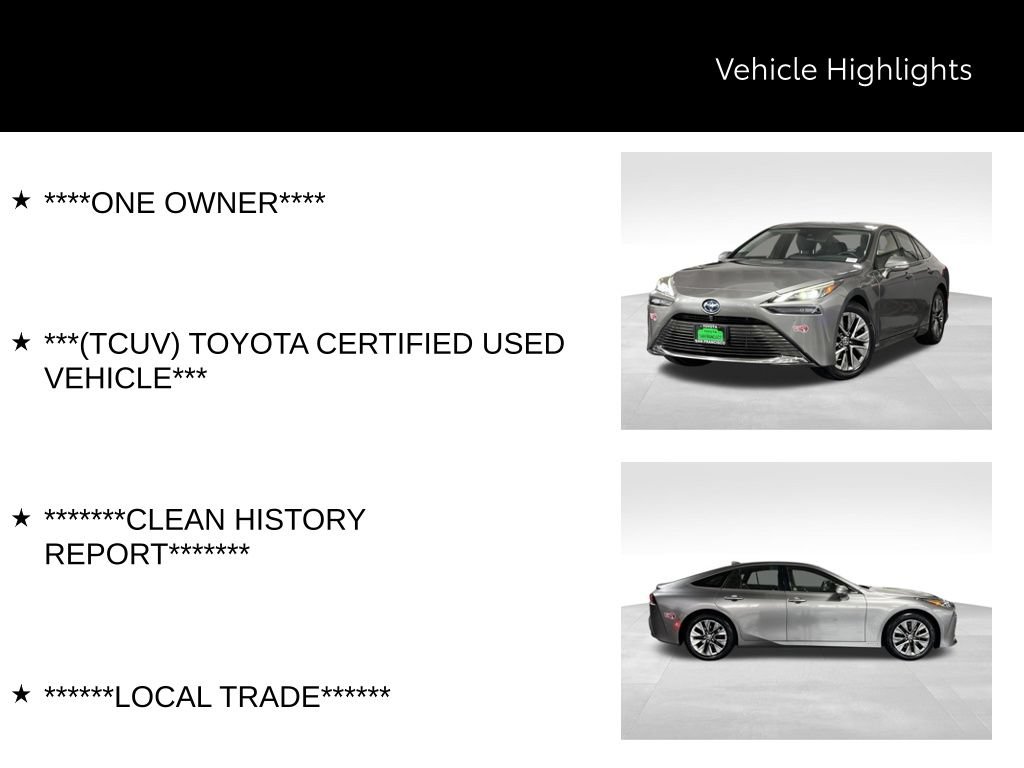 Certified 2022 Toyota Mirai w/ Advanced Technology Package RWD image 44