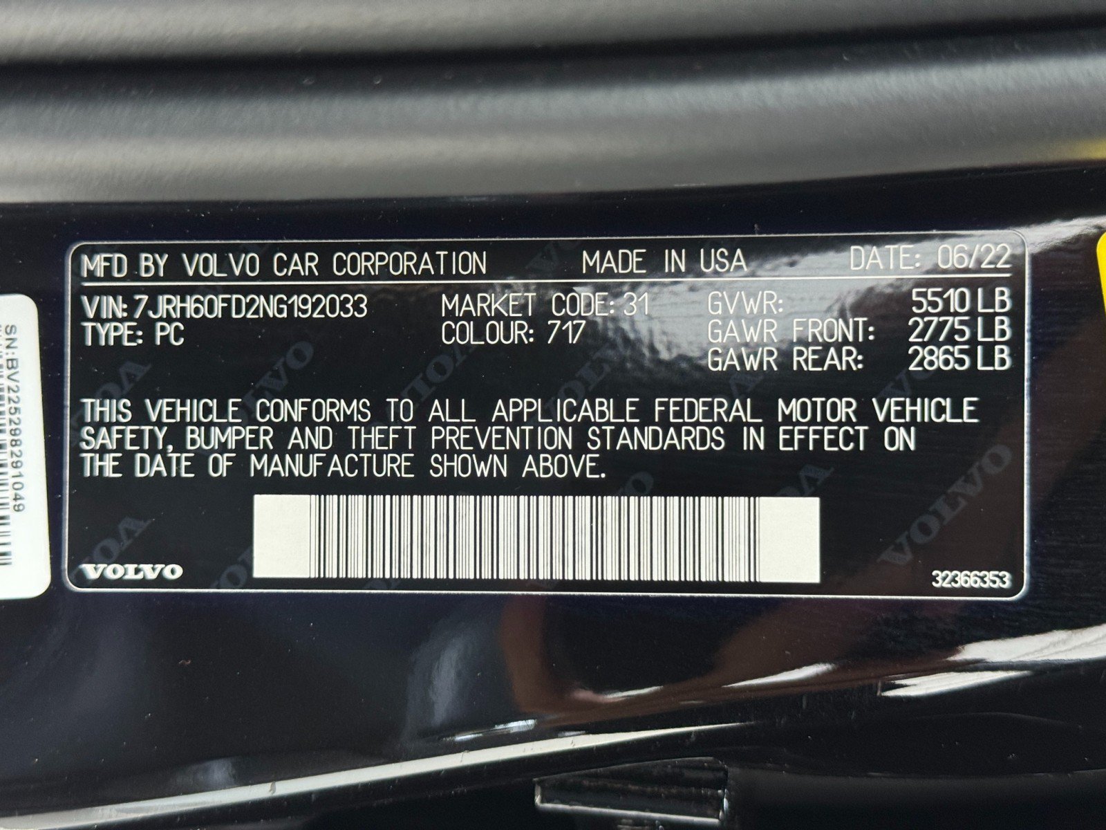 Used 2022 Volvo S60 T8 R-Design w/ Climate Package AWD/4WD image 48