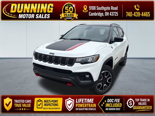 New 2026 Jeep Compass Trailhawk w/ Sun, Sound & Navigation Group AWD/4WD 360° Tour