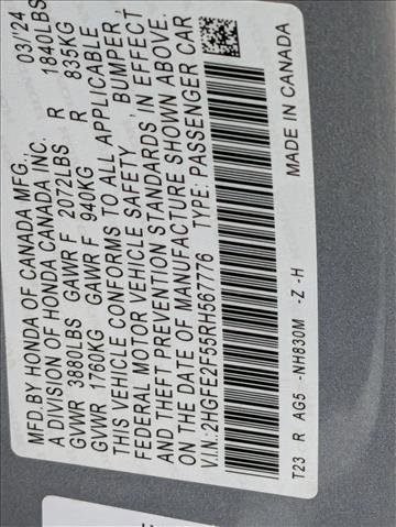 Used 2024 Honda Civic Sport image 23