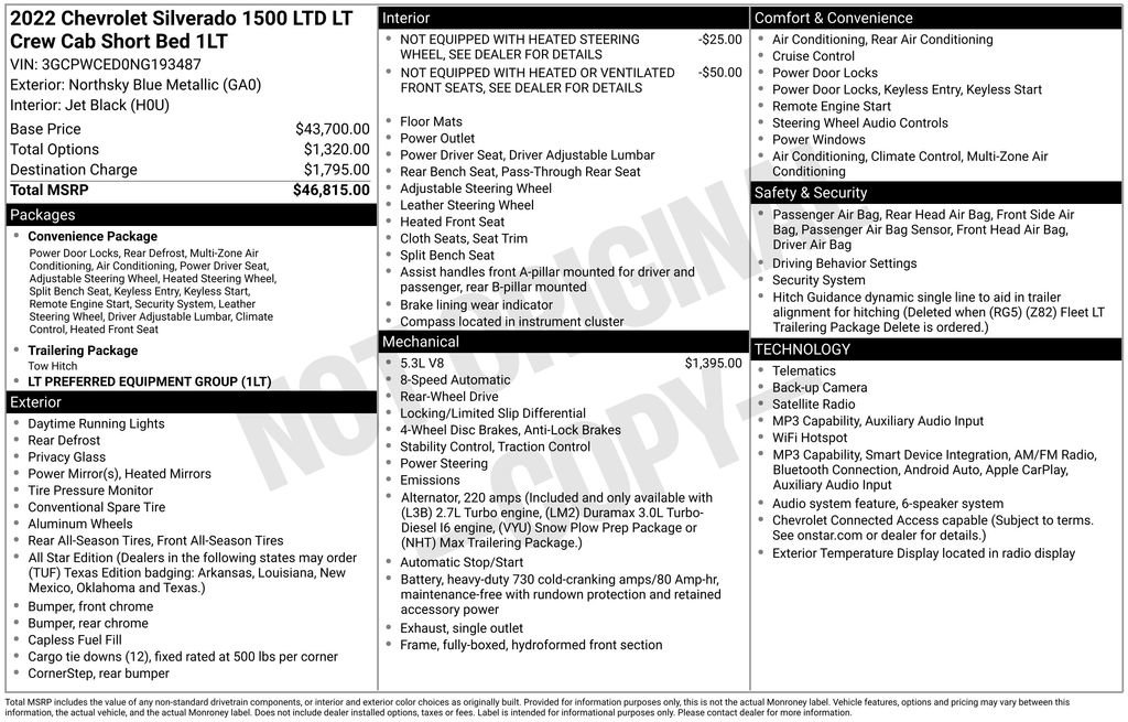 Used 2022 Chevrolet Silverado 1500 LT RWD image 6