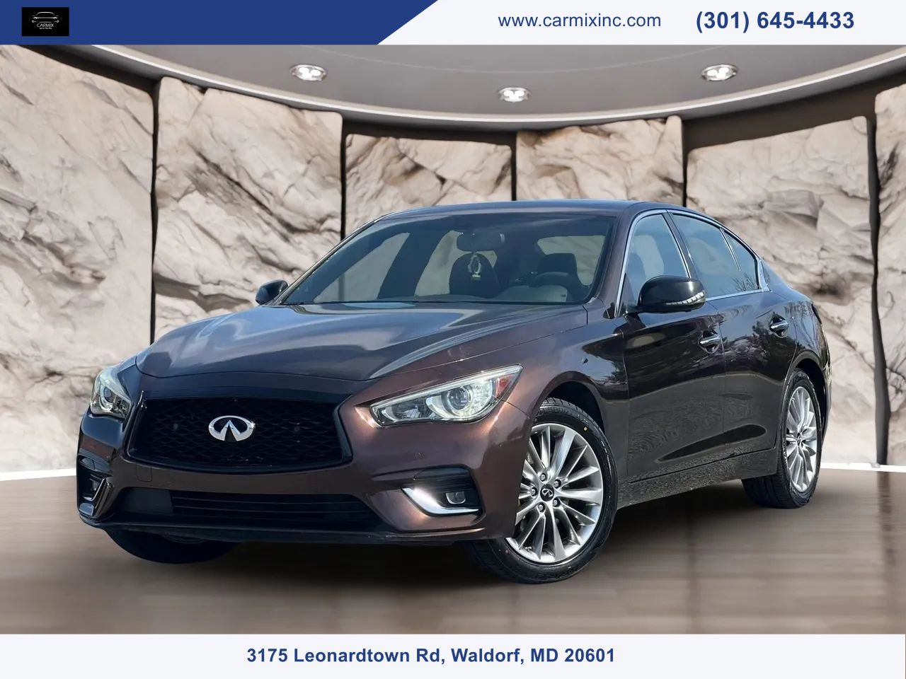 Used 2020 INFINITI Q50 Luxe w/ Essential Package (3.0T Luxe) image 1