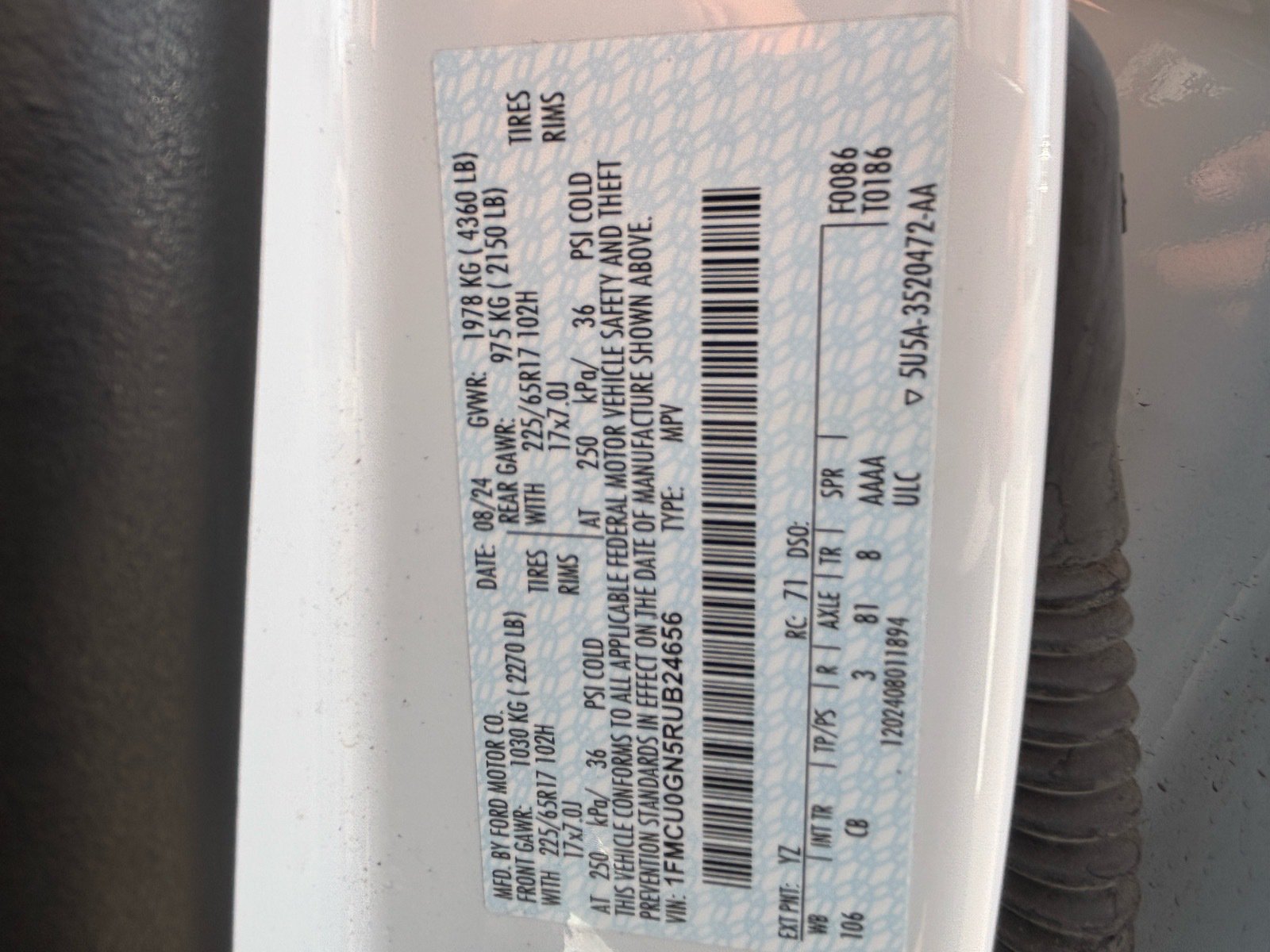 Used 2024 Ford Escape Active FWD image 32