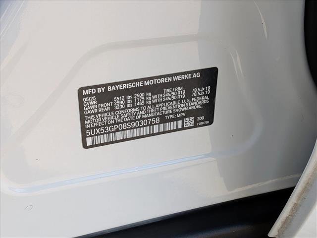 Used 2025 BMW X3 xDrive30i w/ Premium Package image 26