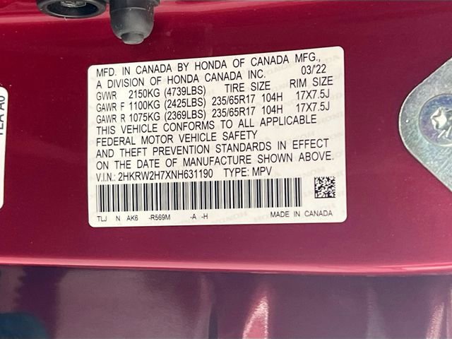 Used 2022 Honda CR-V Special Edition image 33