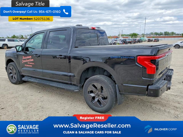 Used 2022 Ford F150 Lightning Lariat w/ Equipment Group 511A High AWD/4WD image 3