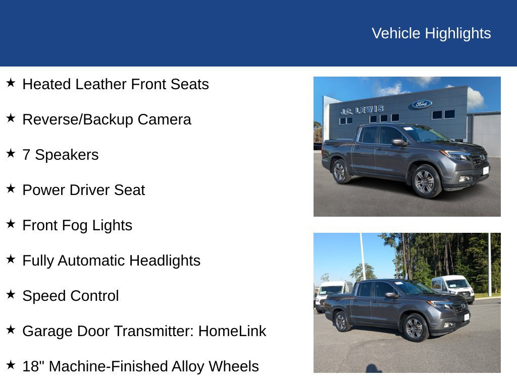 Used 2017 Honda Ridgeline RTL image 30