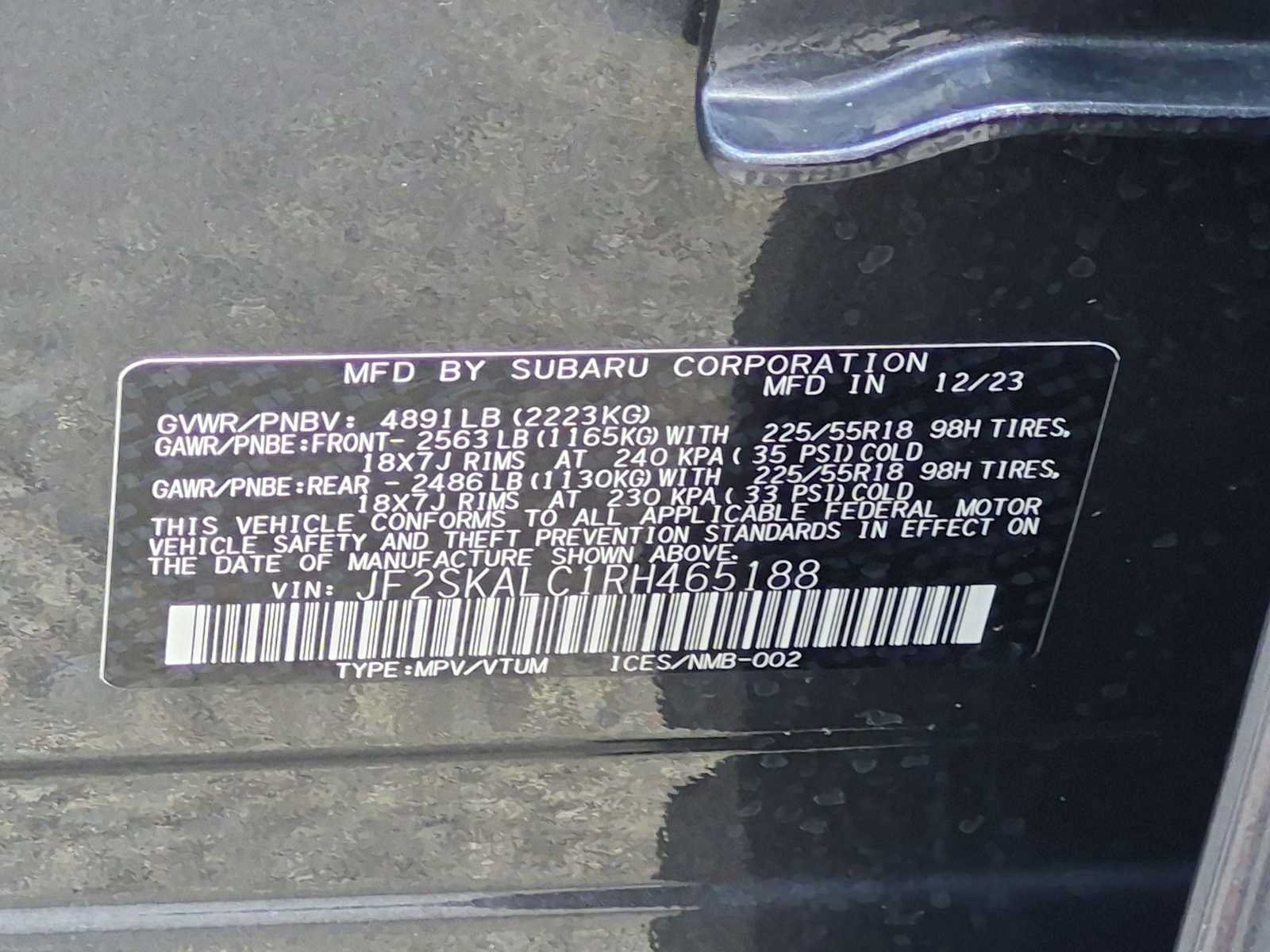 Certified 2024 Subaru Forester Limited AWD/4WD image 35