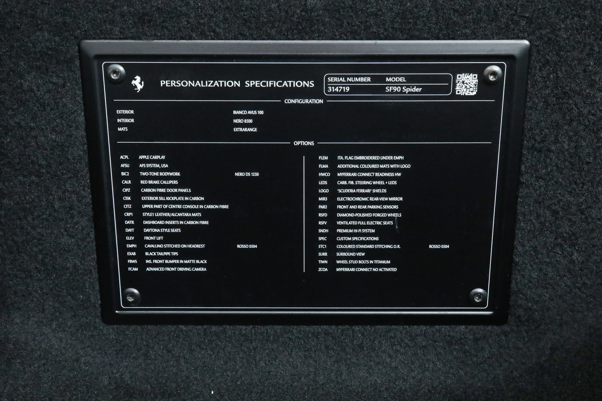 Certified 2025 Ferrari SF90 Spider AWD/4WD image 40