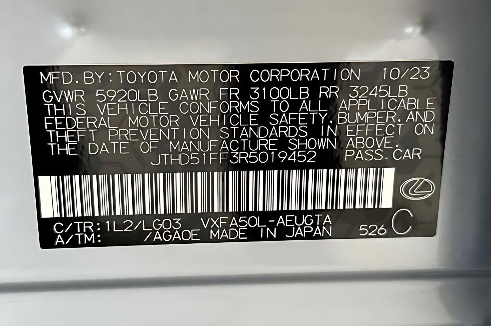 Used 2024 Lexus LS 500 w/ Interior Upgrade Package image 23