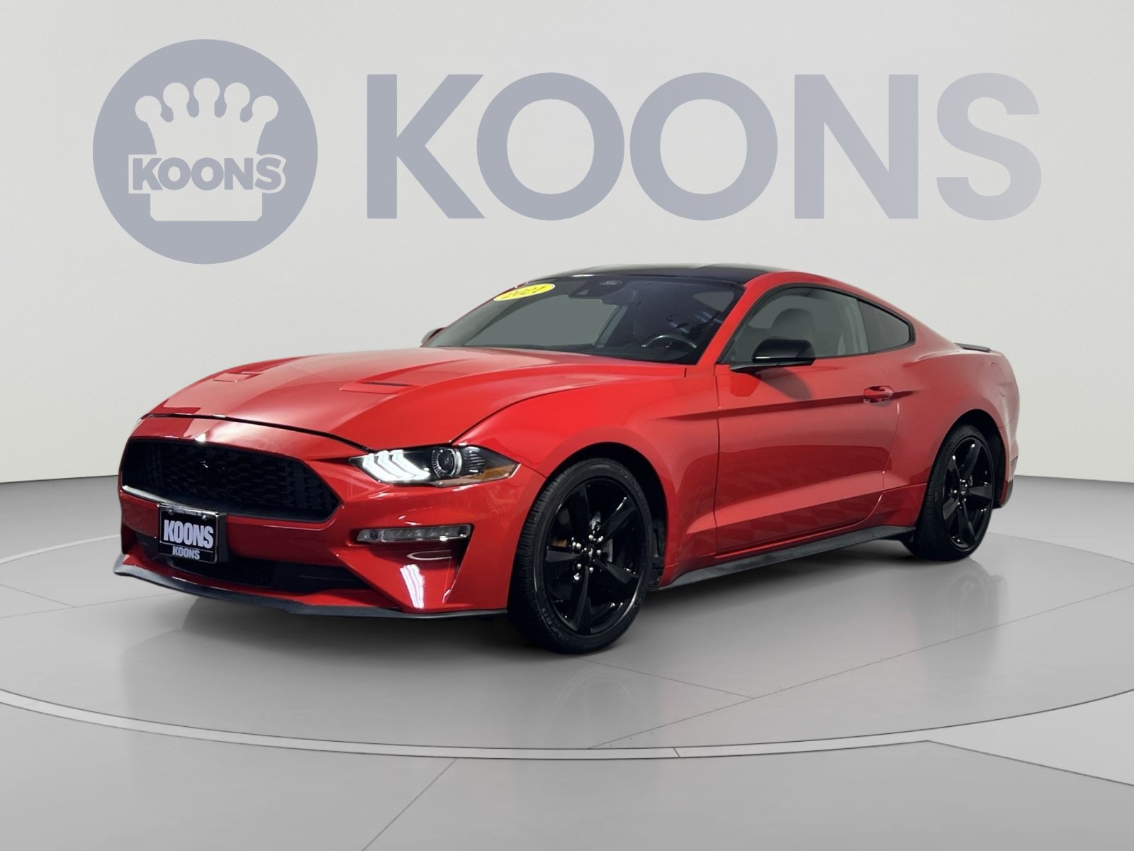 Used 2021 Ford Mustang Coupe w/ Equipment Group 101A RWD image 1