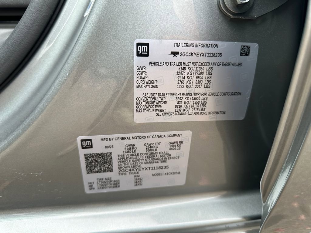 New 2026 Chevrolet Silverado 2500 ZR2 w/ LPO, Dark Essentials Package image 33