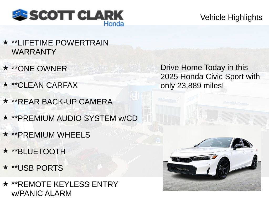 Used 2025 Honda Civic Sport image 11