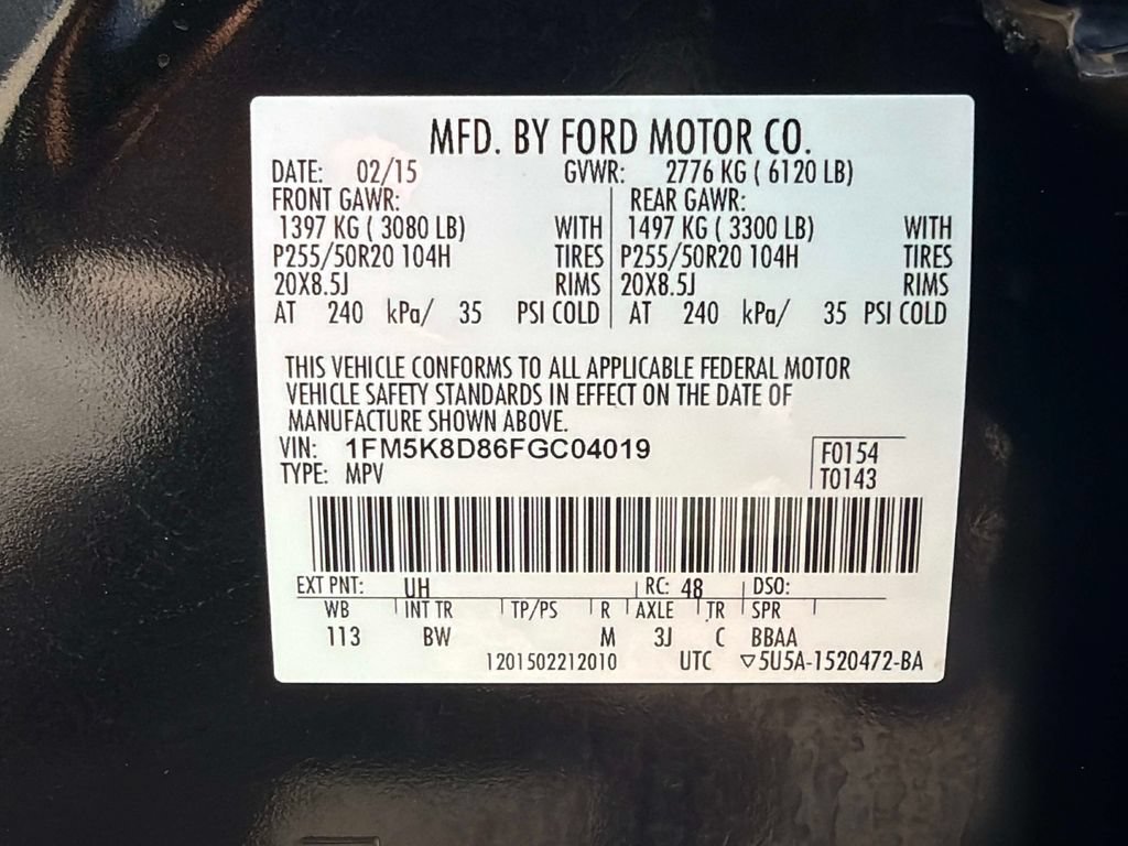 Used 2015 Ford Explorer XLT w/ Equipment Group 202B AWD/4WD image 37