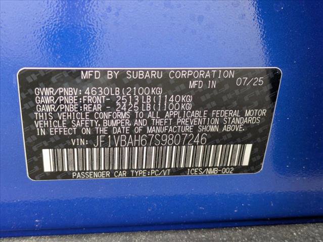 New 2025 Subaru WRX Premium w/ Accessory Package #2 image 18