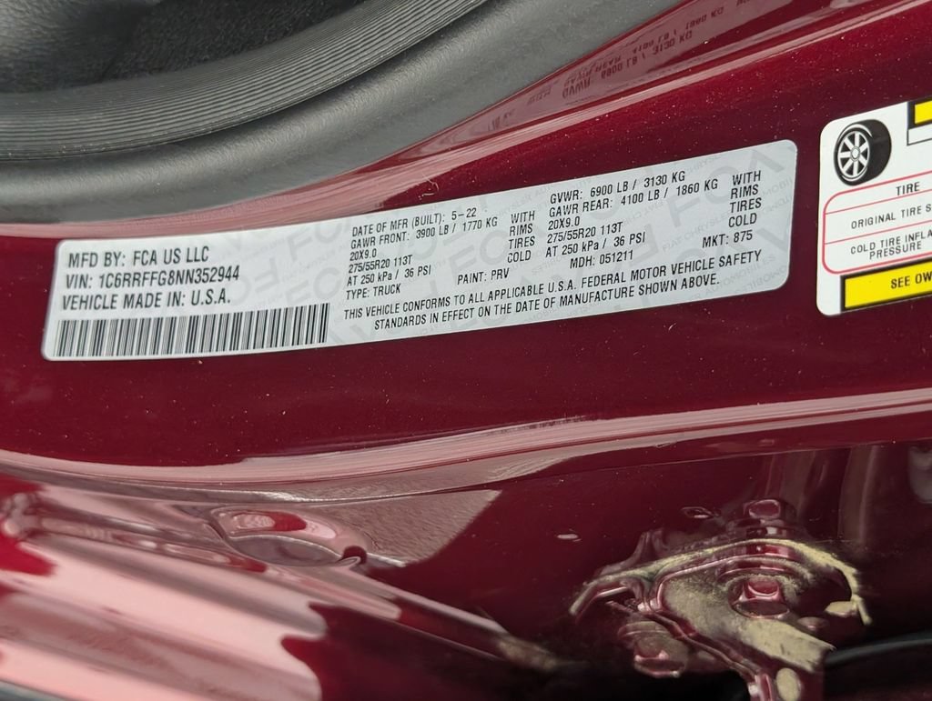 Certified 2022 RAM 1500 Big Horn AWD/4WD image 34