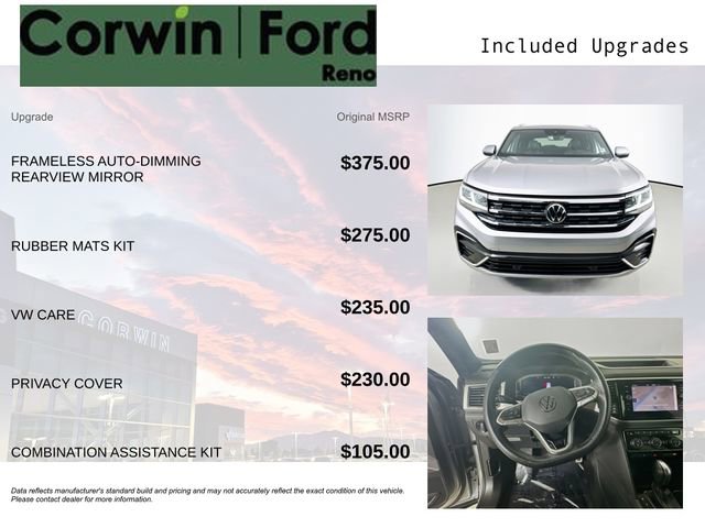 Used 2022 Volkswagen Atlas Cross Sport SEL R-Line image 3