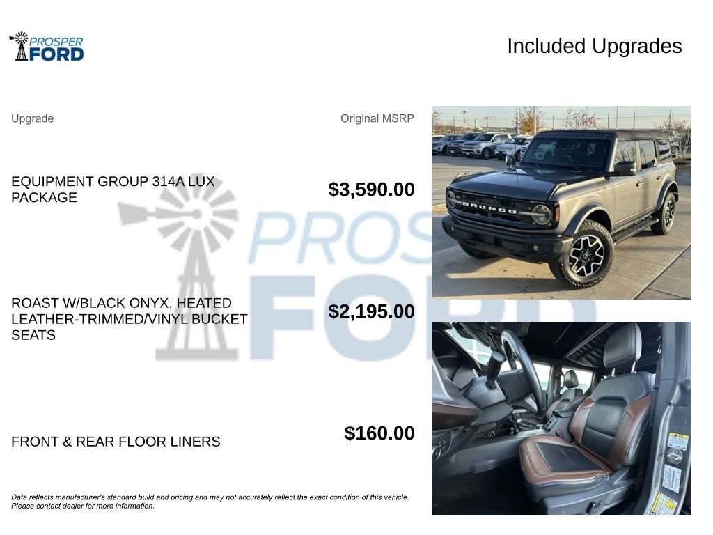 Used 2021 Ford Bronco Outer Banks image 3
