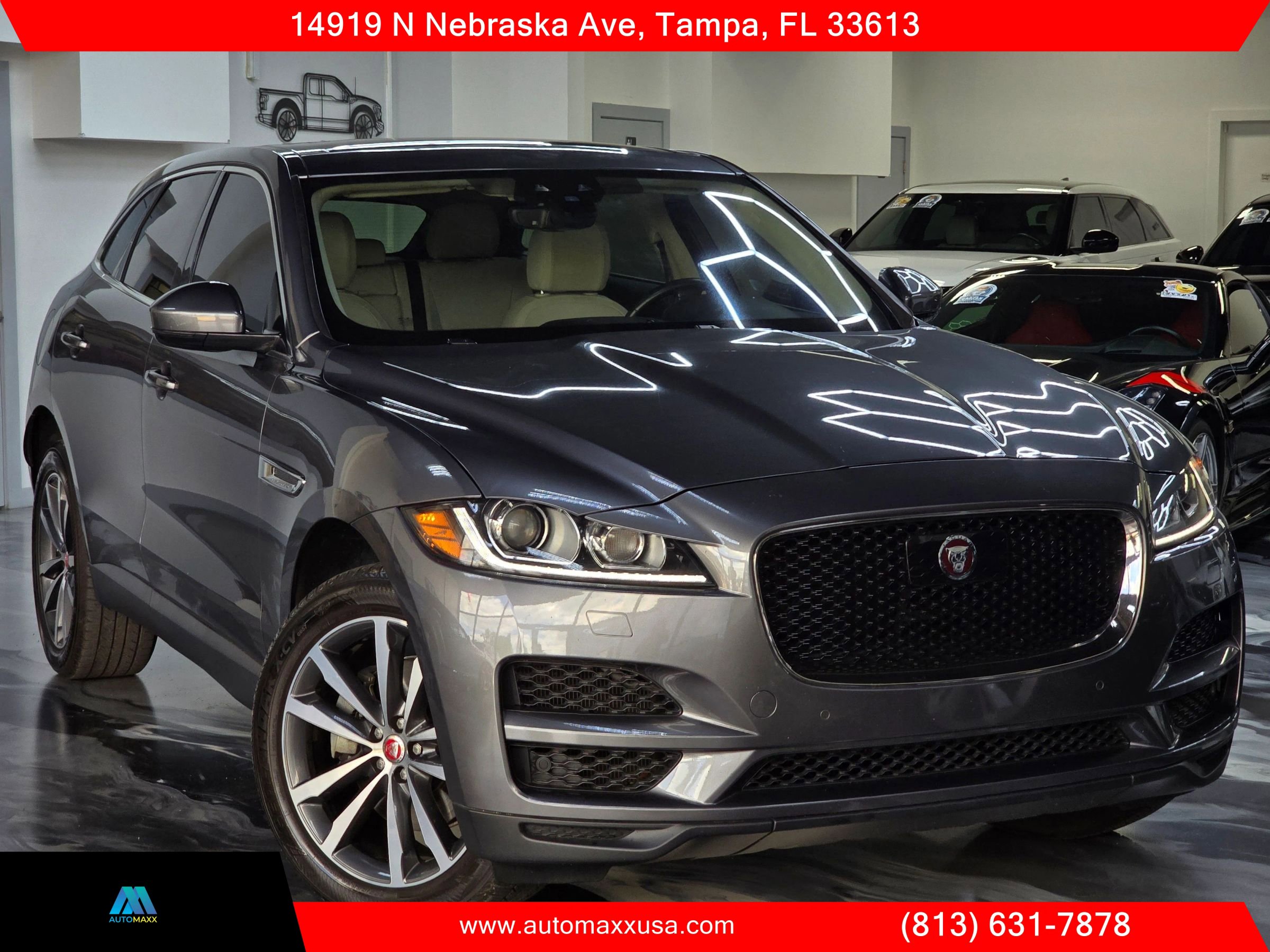 Used 2019 Jaguar F-PACE Prestige AWD/4WD image 1