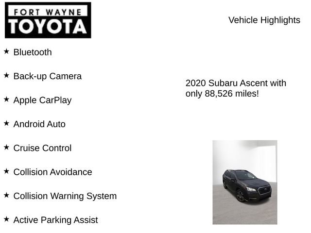 Used 2020 Subaru Ascent Limited w/ Popular Package #4 image 7