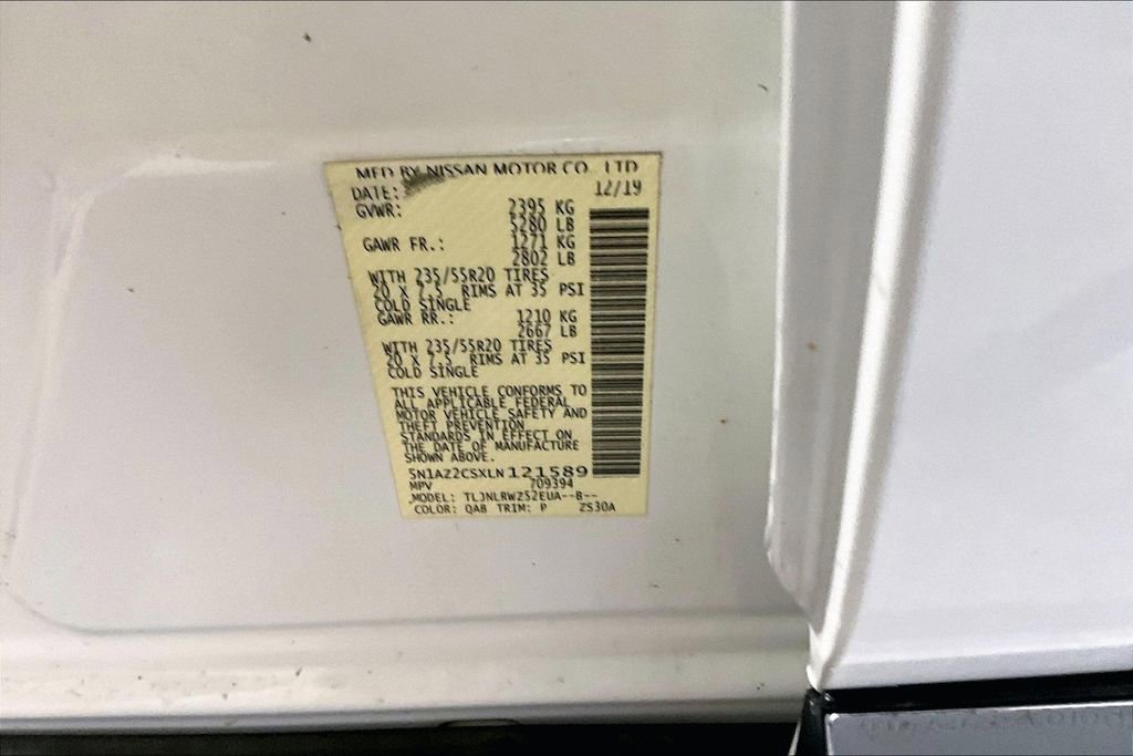 Used 2020 Nissan Murano SL w/ Moonroof Package image 19