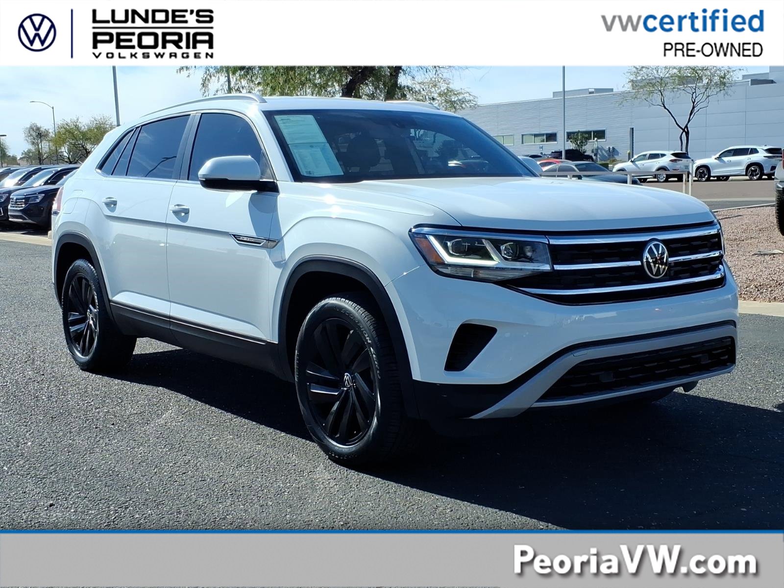 Certified 2022 Volkswagen Atlas Cross Sport SE w/ Black Wheel Package video 1