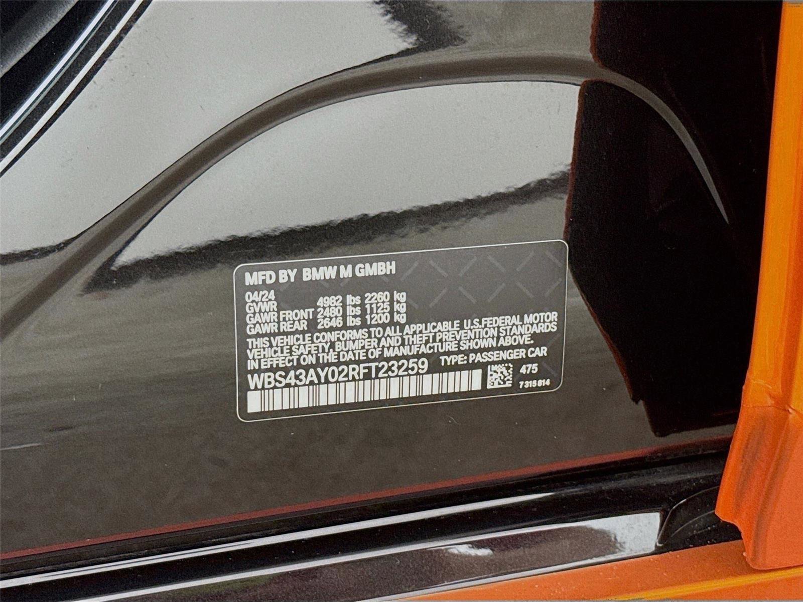 Used 2024 BMW M3 Competition w/ M Carbon Exterior Package image 27