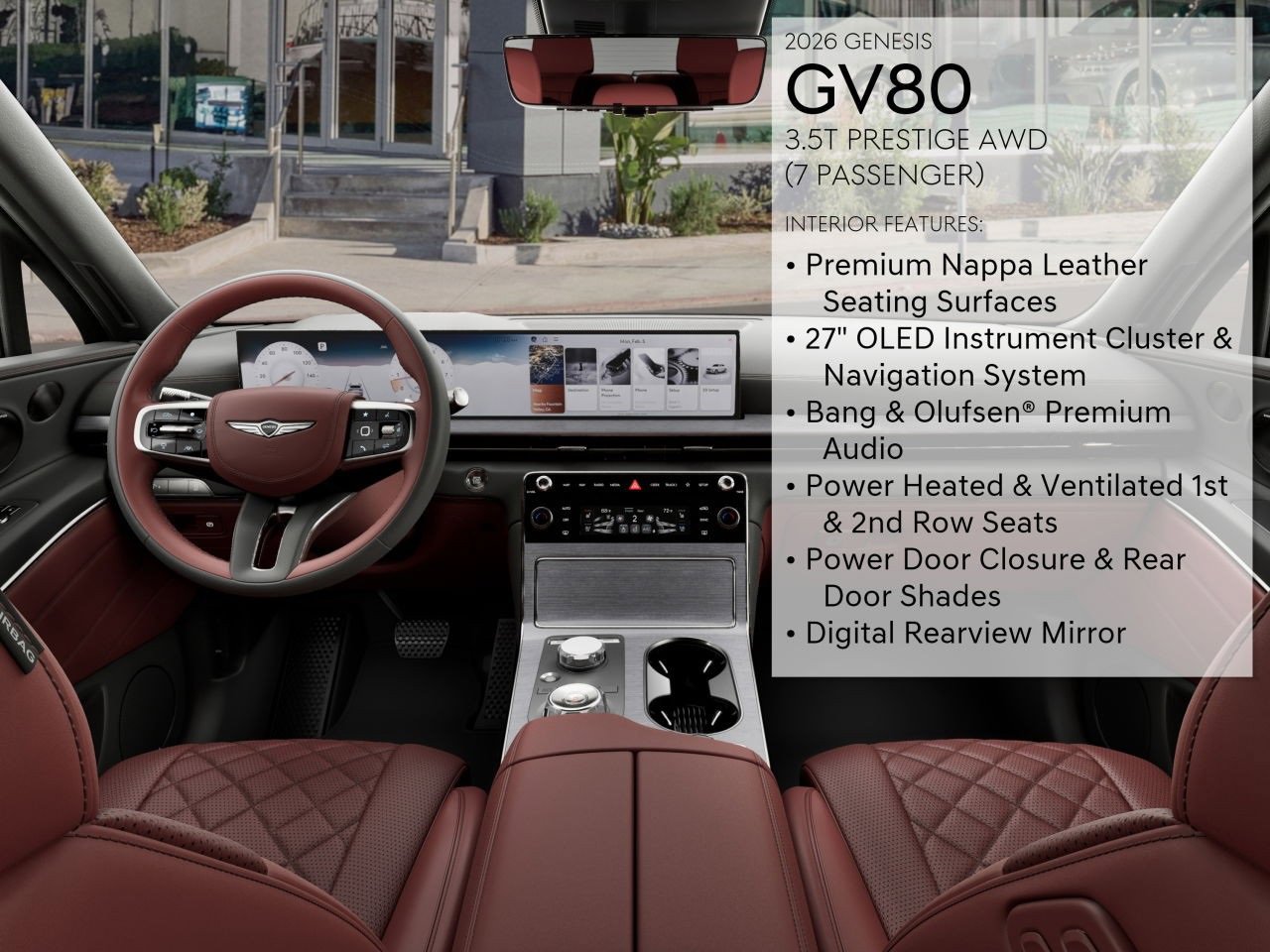 New 2026 Genesis GV80 3.5T Prestige image 18