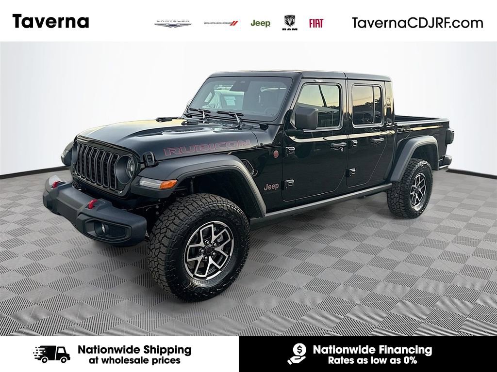 New 2026 Jeep Gladiator Rubicon w/ Steel Power Dome Hood Package AWD/4WD image 1