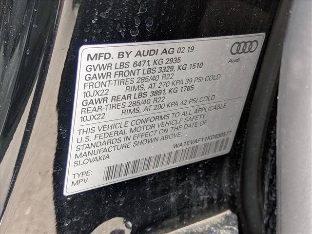 Used 2019 Audi Q8 Premium Plus w/ Premium Plus AWD/4WD image 27