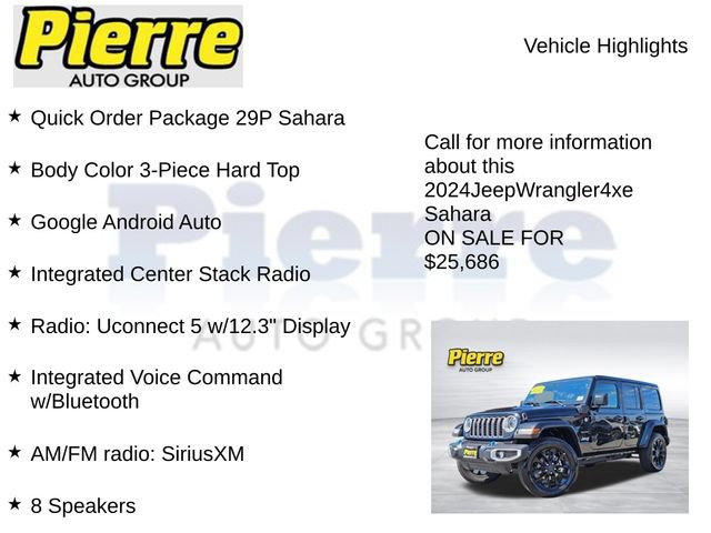 Used 2024 Jeep Wrangler Unlimited Sahara AWD/4WD image 7