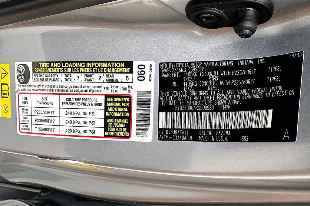 Used 2019 Toyota Sienna L image 18